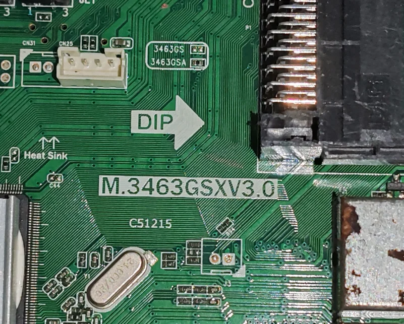 

M.3463GSXV3.0 LED TV motherboard, test physical photos for 36--62V 240ma 18w lc238lf1l