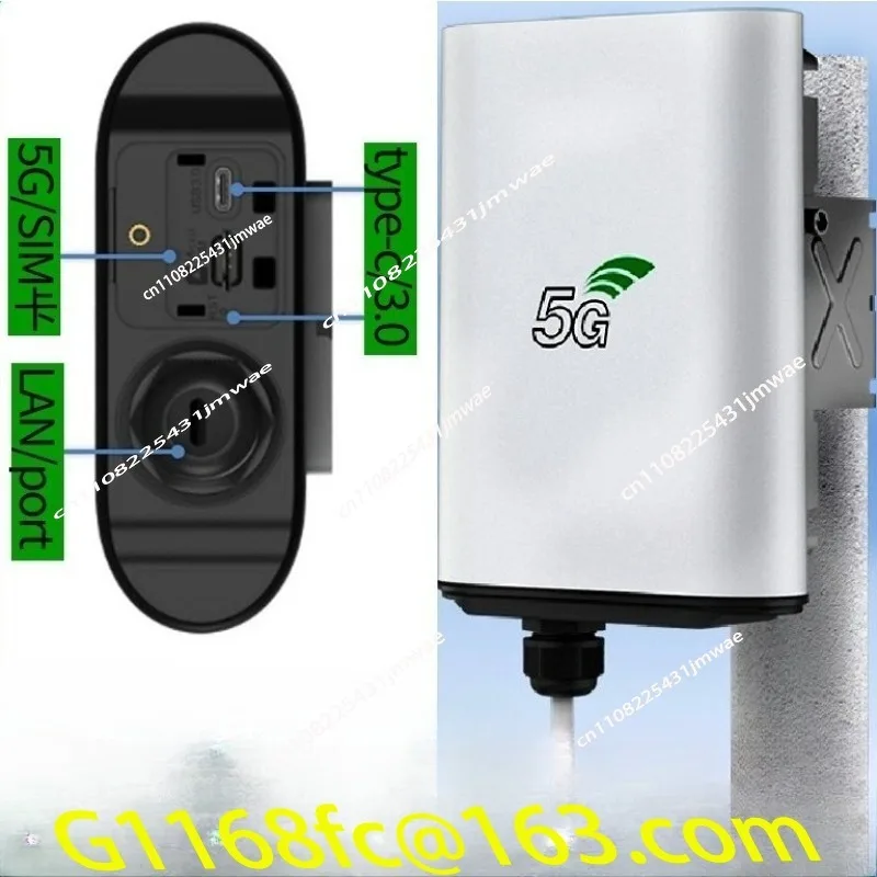 5g Outdoor CPE with SIM Card NSA SA Network Long Distance Home FWA 5G Lte Cellular Wireless Router Waterproof