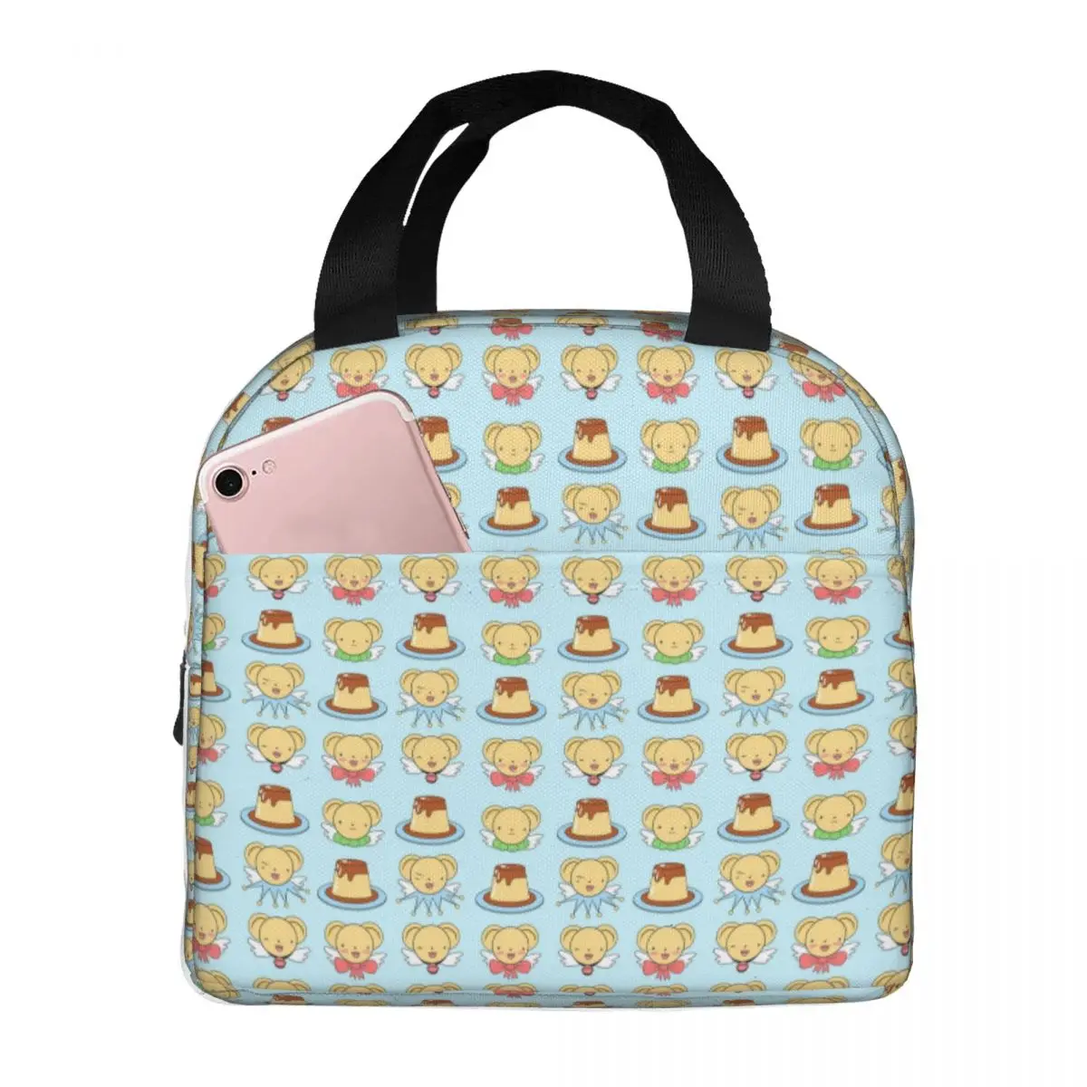 Cardcaptor Magical Girl Comics Sakura Insulated Lunch Bag for School Office Waterproof Cooler Thermal Bento Box
