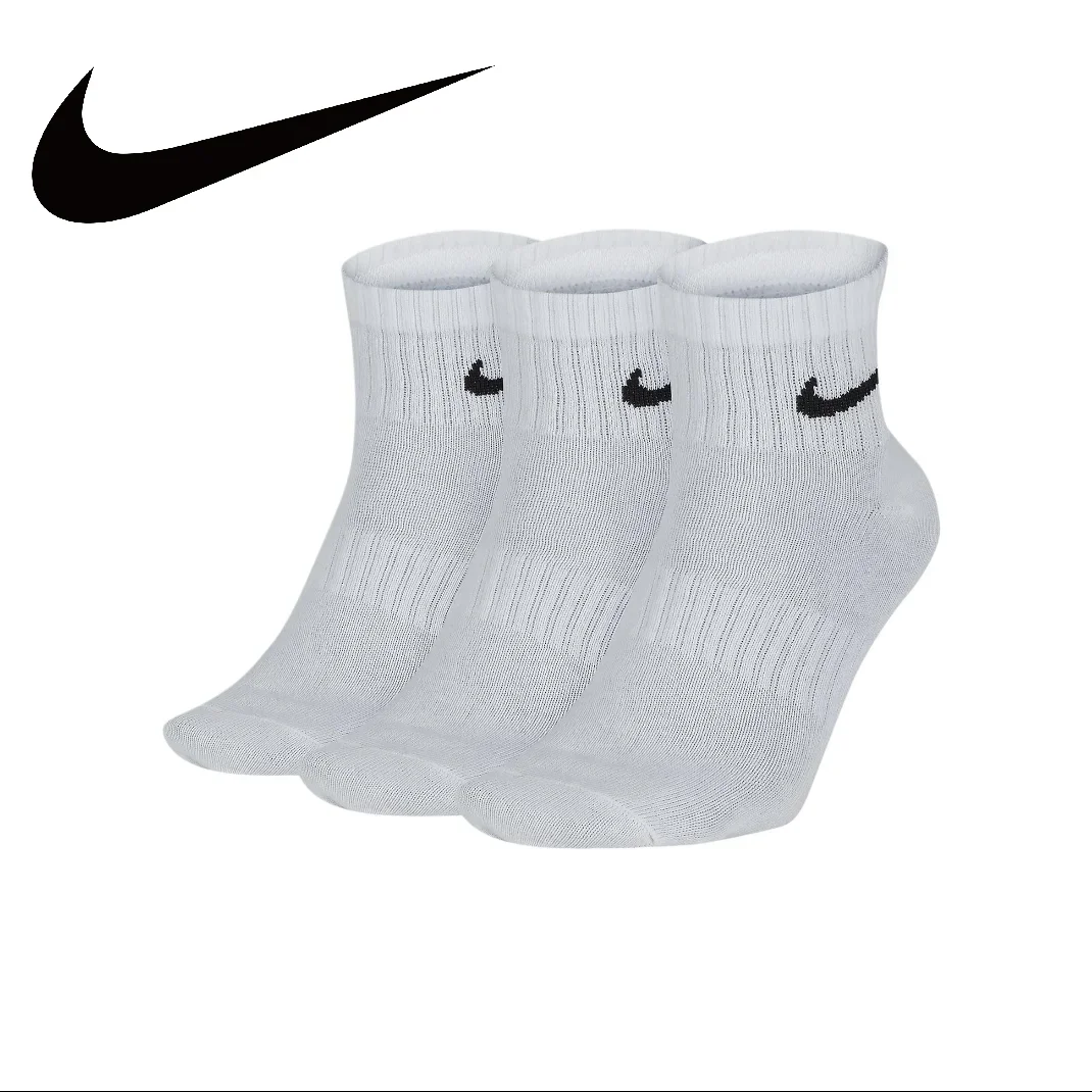 NIKE Unisex Lightweight and quick-drying training socks 3 pairs Autumn support socks Comfortable and soft