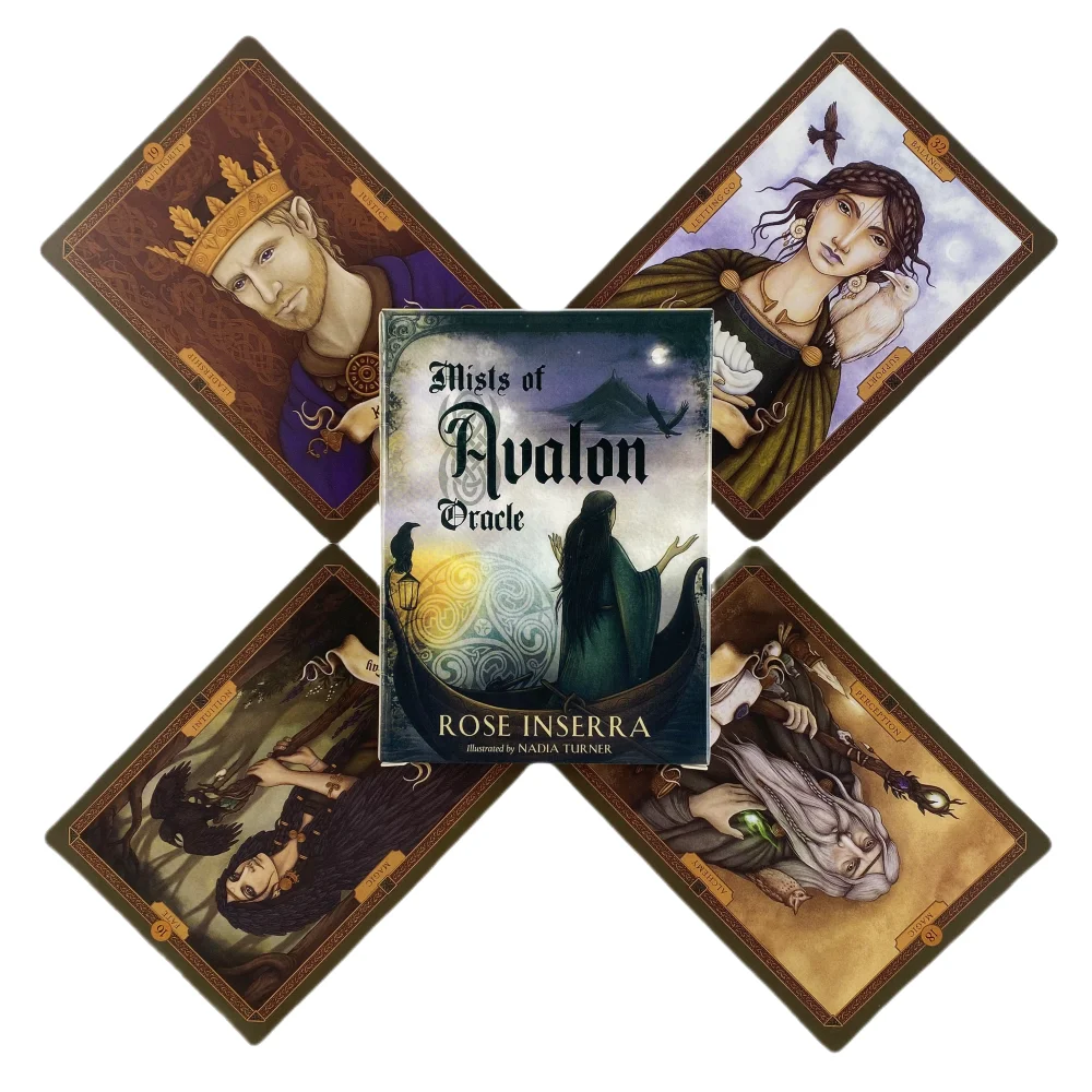 Mists of Avalon Orakelkarten, Wahrsagerei, Tarotkarten, Familienparty, Freizeit, Brettspiel, Spielkarten