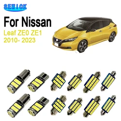 LED Bulb Interior Reading Dome Trunk Light Kit For Nissan Leaf ZE0 ZE1 2010- 2013 2014 - 2017 2018 2019 2020 2021 2022 2023