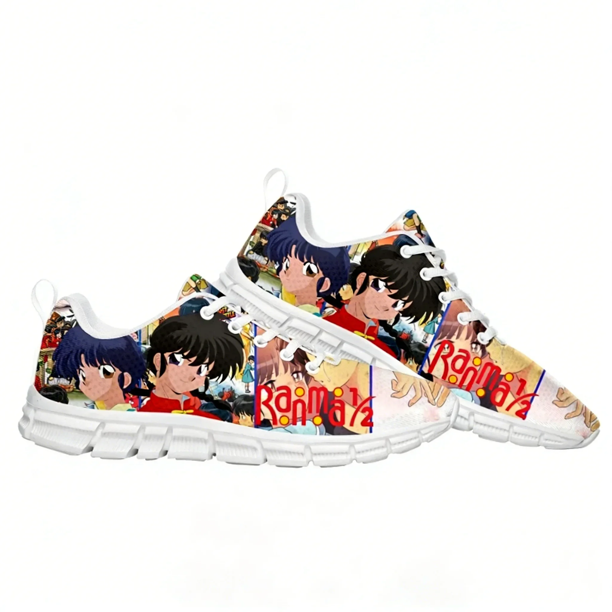 Ranma 1/2 Sports Shoes Mens Womens Comfortable Sneakers Tendo Akane High Quality Manga Comics Sneaker Custom Shoe