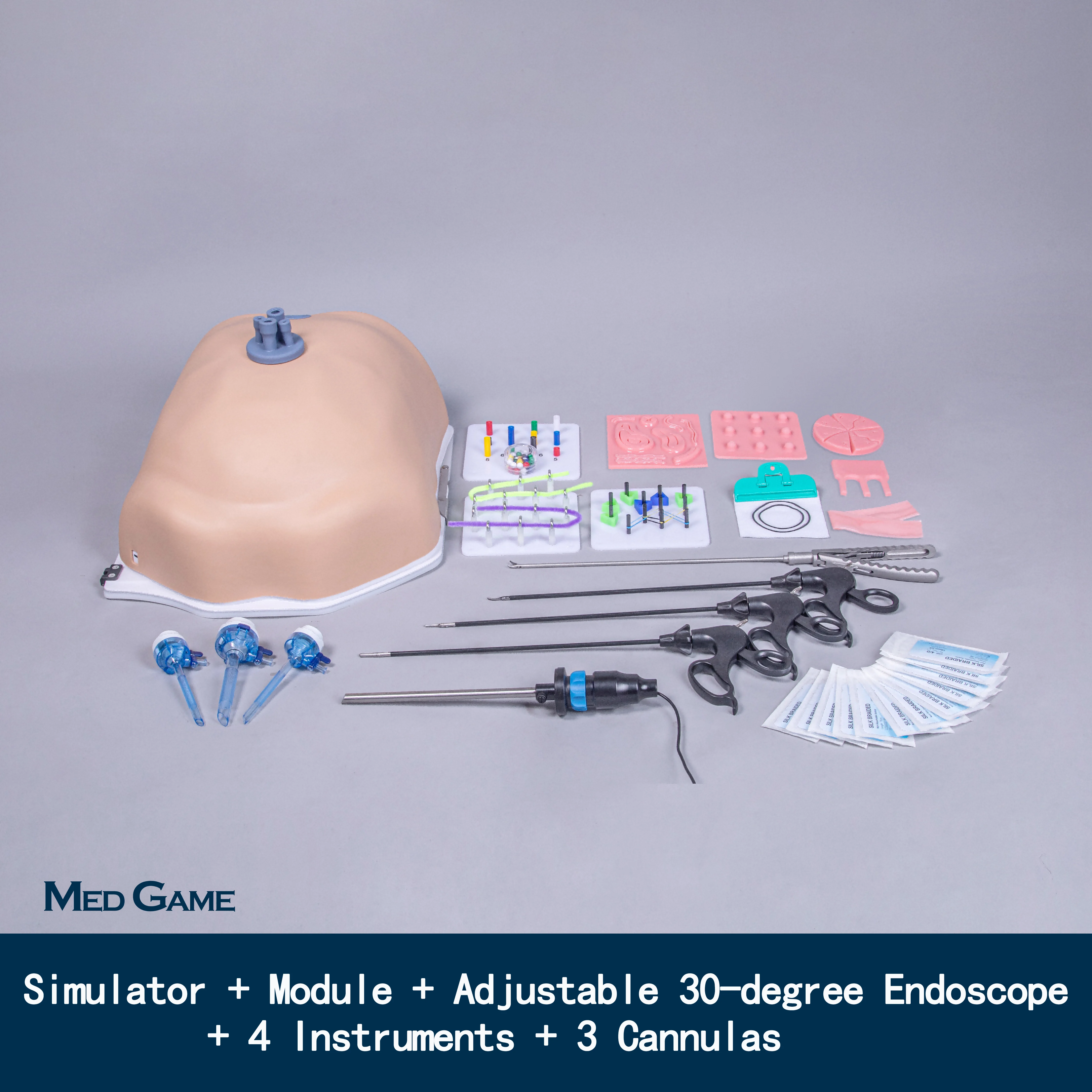 Laparoscopic Surgery Simulation Training Equipment  Thoracoscopic Training Box Simulator Single-port Practice
