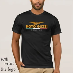 Camiseta de Moto Guzzi Eagle Logo, emblema adhesivo, MOTO GUZZI tri-color