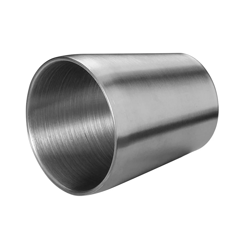 

1pc Stainless Steel Shot Glass 180Ml Double Layer Hollow Design Heat Insulated Anti-Scalding Smooth Rim For Home Bar