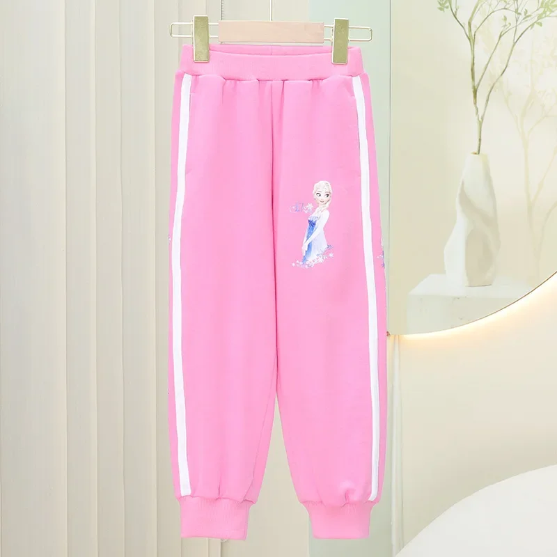 2024 Sanrio Kuromi My Melody Girls Sweatpants Girl Heart Autumn Sweet Cute Cartoon Anime Babys Loose Pants Tide Gift for Kids