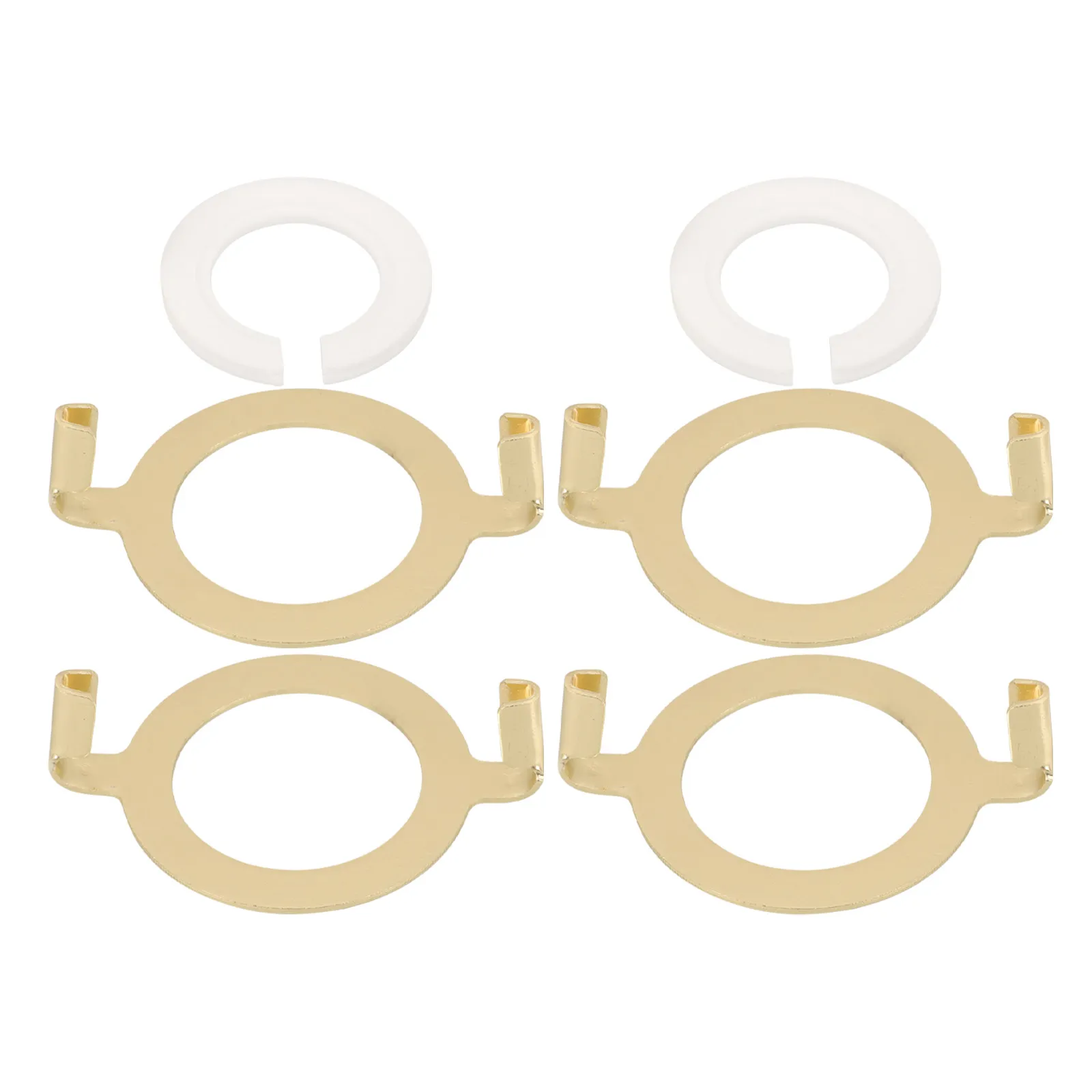 2Sets Lamp Head Converter Ring Metal Lamp Shade Reducer Rings Wear Resistant Lampshade Accessories for Table Lamps