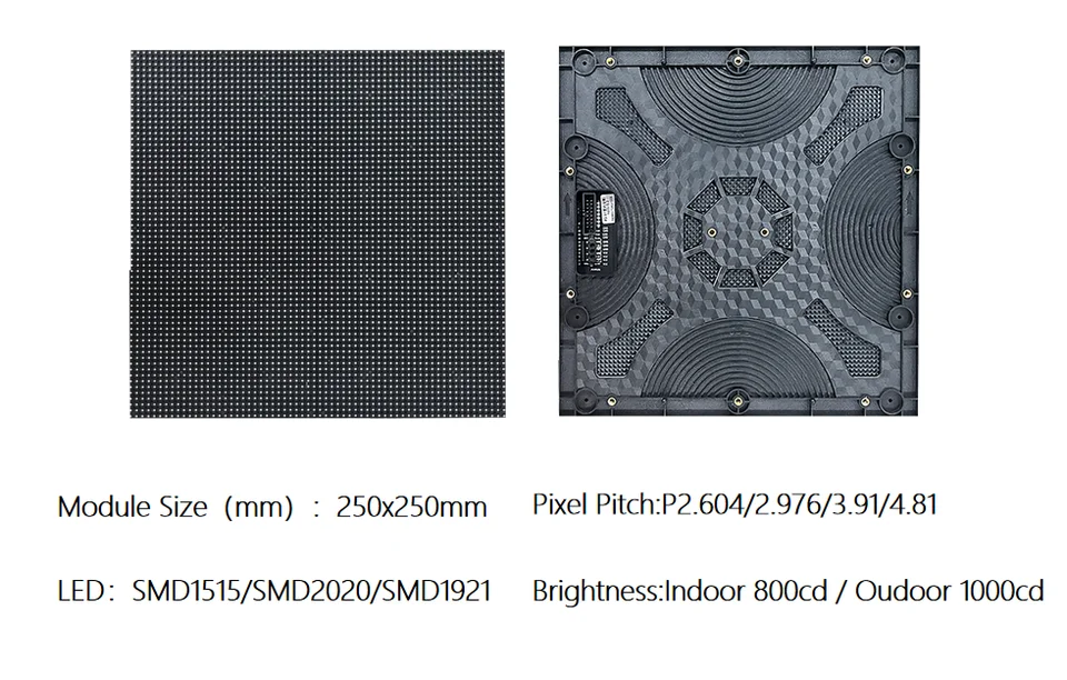 High brightness show booth stage background shopping mall hotel Outdoor LED Display P3.91 P4.81 led wall display