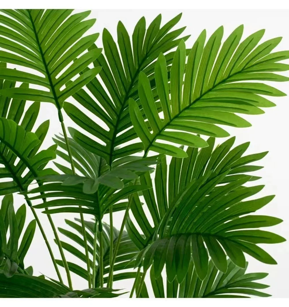 70–120 cm großer künstlicher Palme, tropische grüne Blätter, künstliche Pflanzen, Kunststoff-Monstera-Kunstbaumzweig für Zuhause, Küche, Dekoration – Detail 5