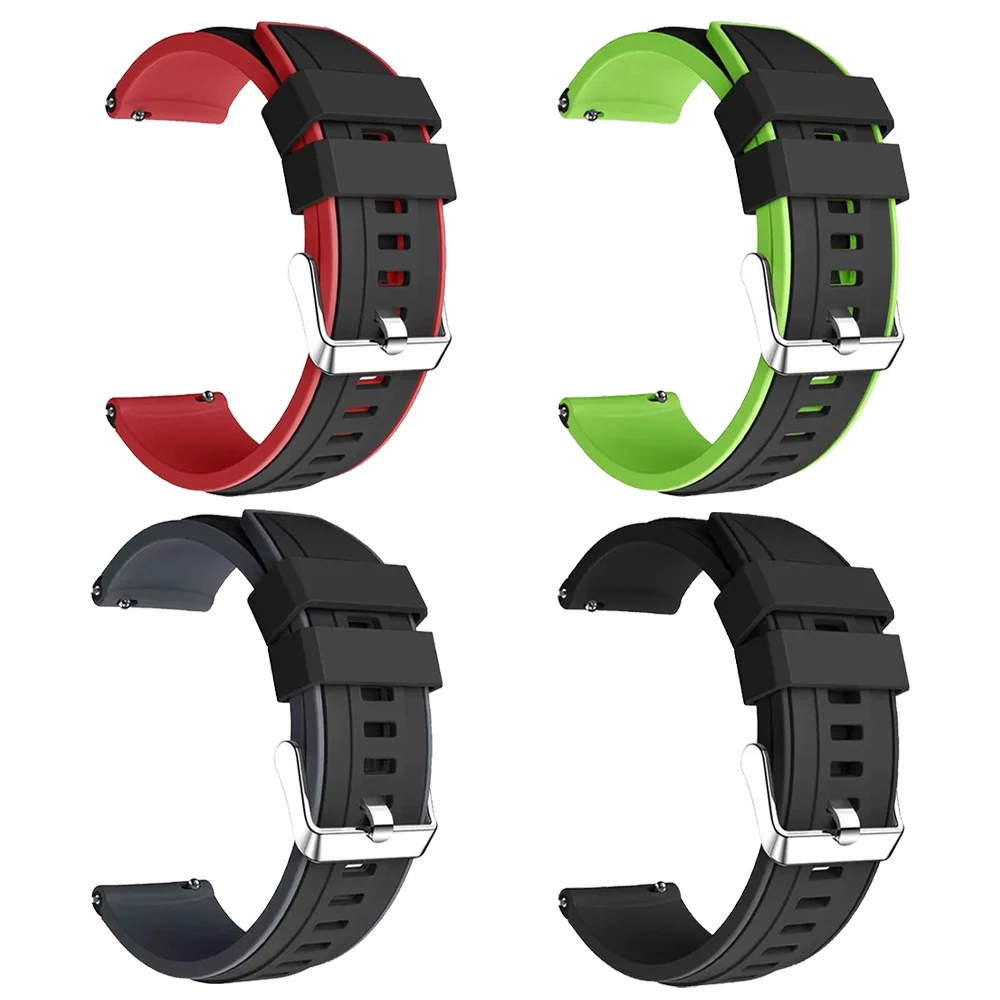 22mm Outdoor Silicone Straps For Fossil GEN 6/5 Strap Gen 5 LTE/Carlyle/Julianna/Carlyle HR/Gen 5 Garret Bracelet Wristband Belt