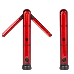 1PC Foldable Safety Arrow Bar Light Magnetic Stand Beacon Warning Signal SOS Lamps USB Flashlight LED Emergency Lighting 경광등 자석