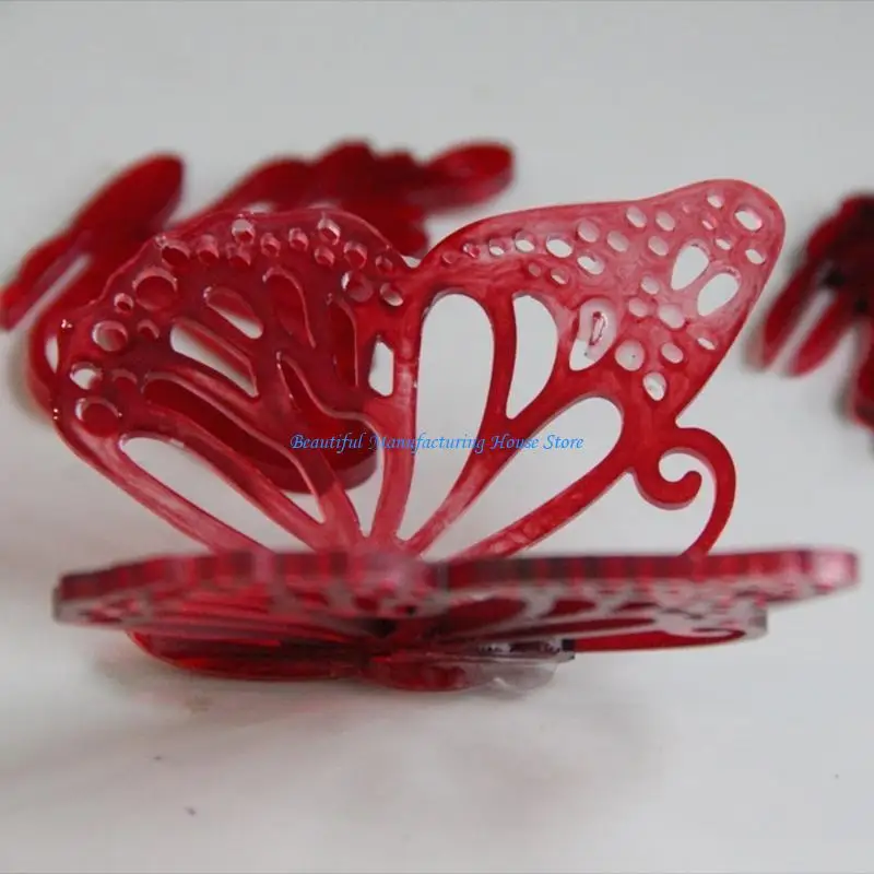 

E56A Sturdy Silicone Butterfly Mould Flexible and Sturdy for Desserts And More