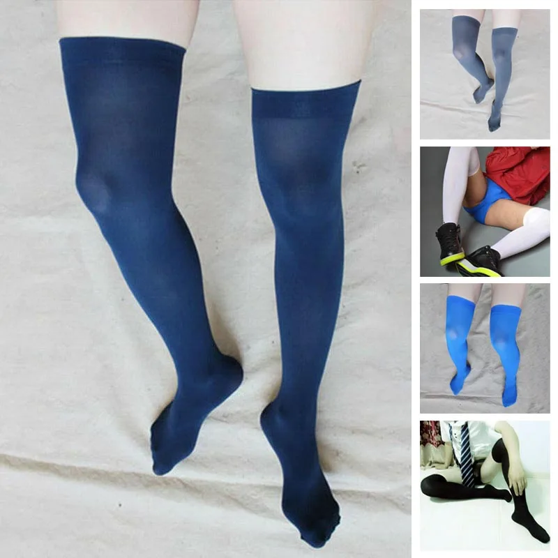 Male Socks Men Fitness Autumn Velvet Breathable Casual Stylish Gym Winter Comfy Hosiery Sports Stockings Thigh