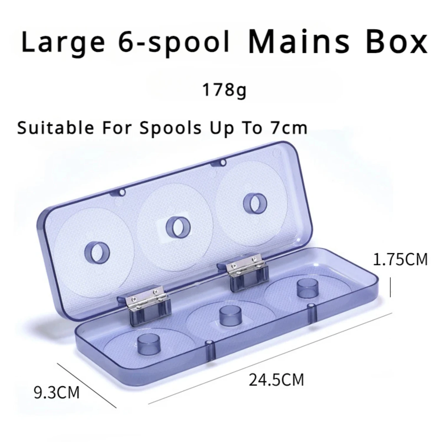 

Main Line Box Large Spools Fishing Line Organizer Fishing Line Fishing Organizer Fishing Gear Supplies Accessory Box