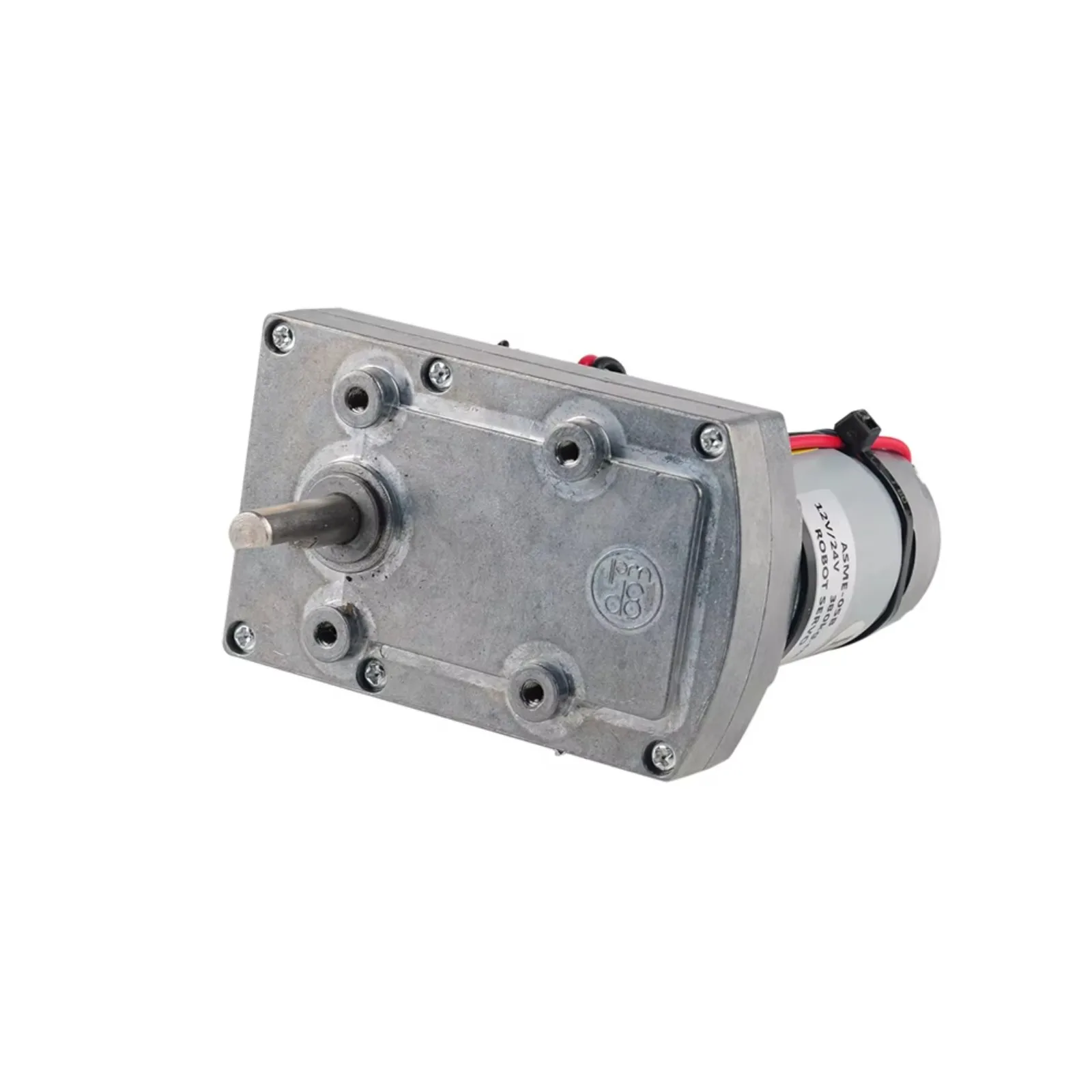 ASME-05B 380kg.cm 로봇 암/밸브 제어/PTZ 카메라 DIY 전원 시스템용 고 토크 합금 서보 모터 12V/24V 이중 전압