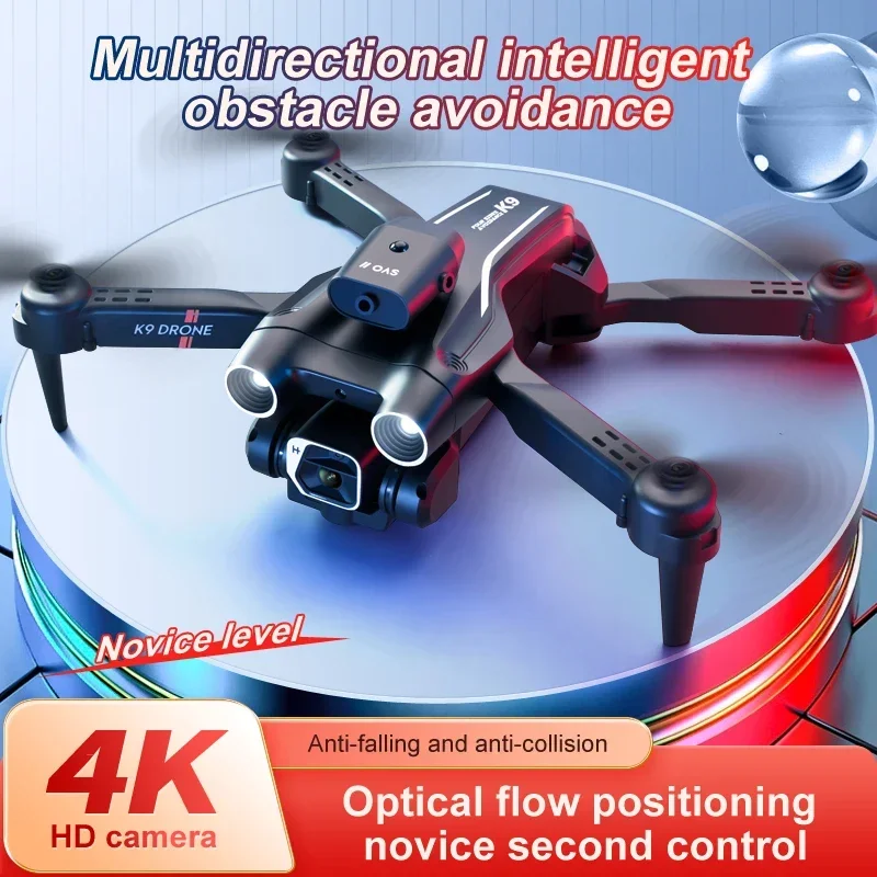 

4K HD Dual Camera K9 RC Drone Pro Drone WIFI Mini Drone Professional Obstacle Avoidance Helicopter Quadcopter VS Z908