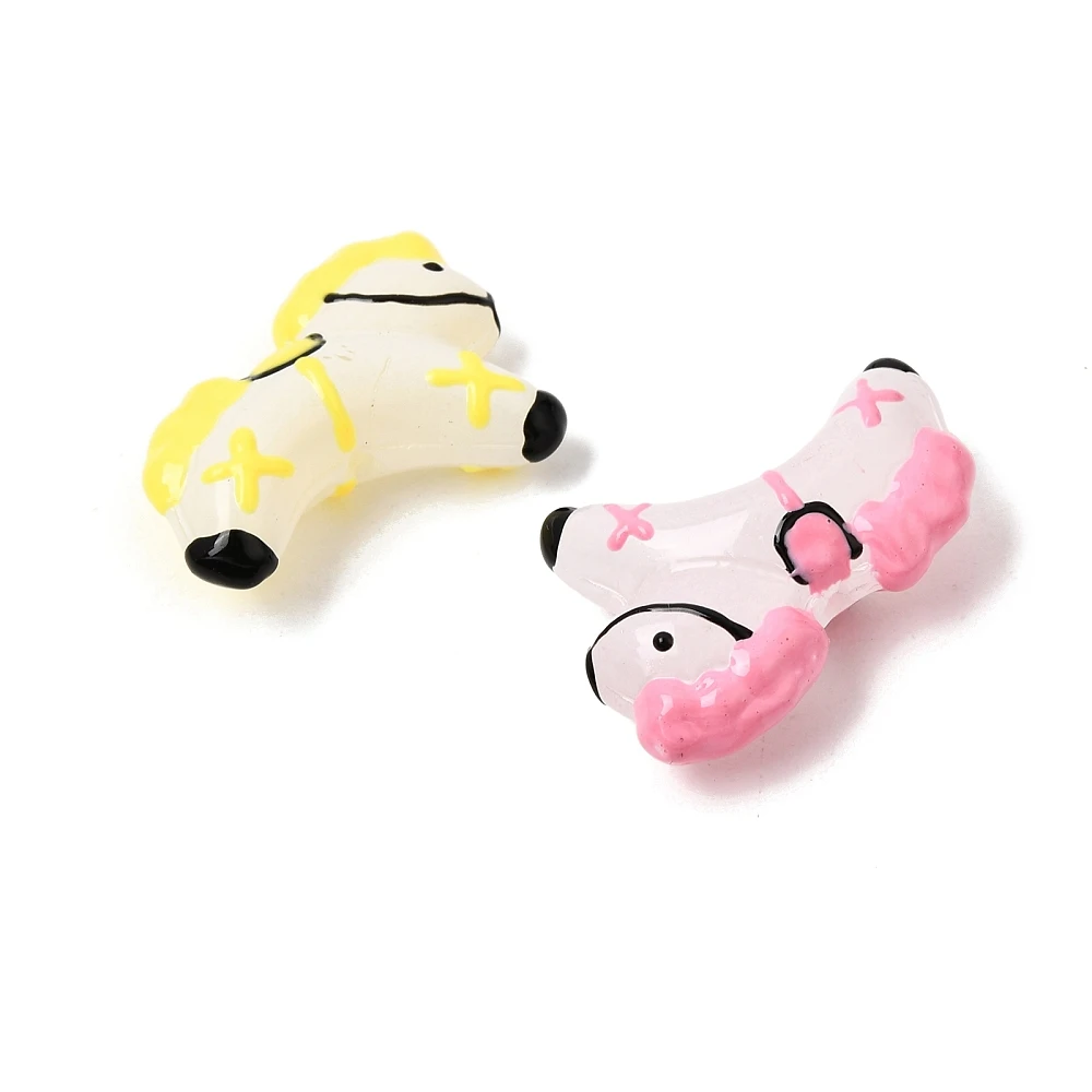 KitBeads 12pcs Handmade Lampwork Glass Horse Beads Multicolor Horse Spacer Beads for Bracelet Necklace DIY Jewelry Making Crafts