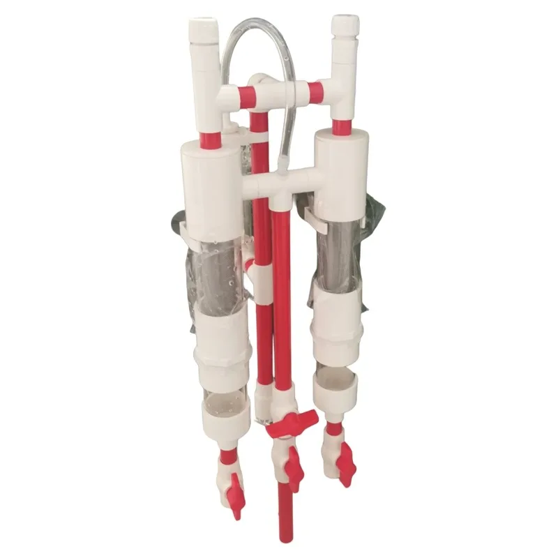The fish tank siphon filter system does not punch holes and the bottom filter. The siphon pipe fittings fish will be separated.