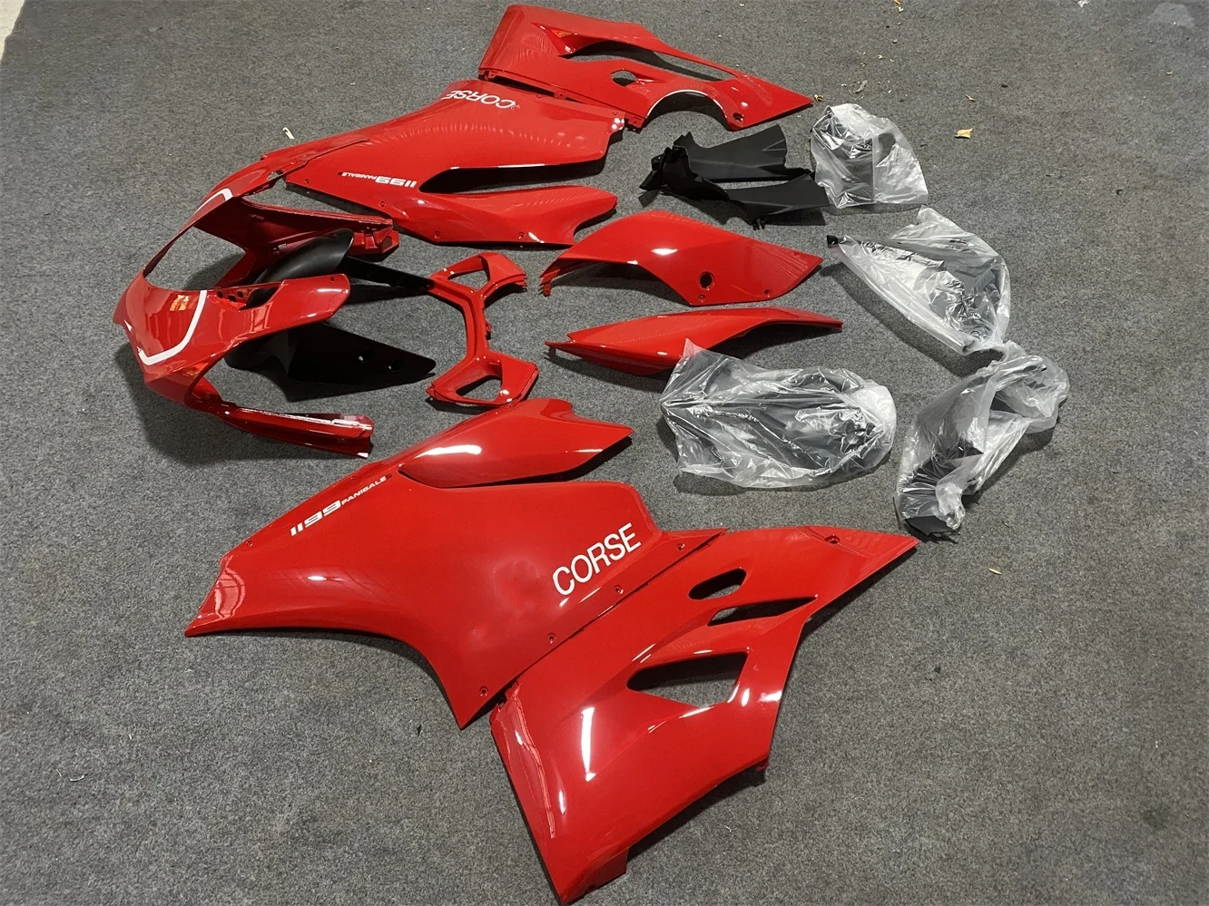 Motorcycle Fairing Kit for Ducati 1199 2012 2013 2014 2015 Years 899 12-15 Fairing Red Black