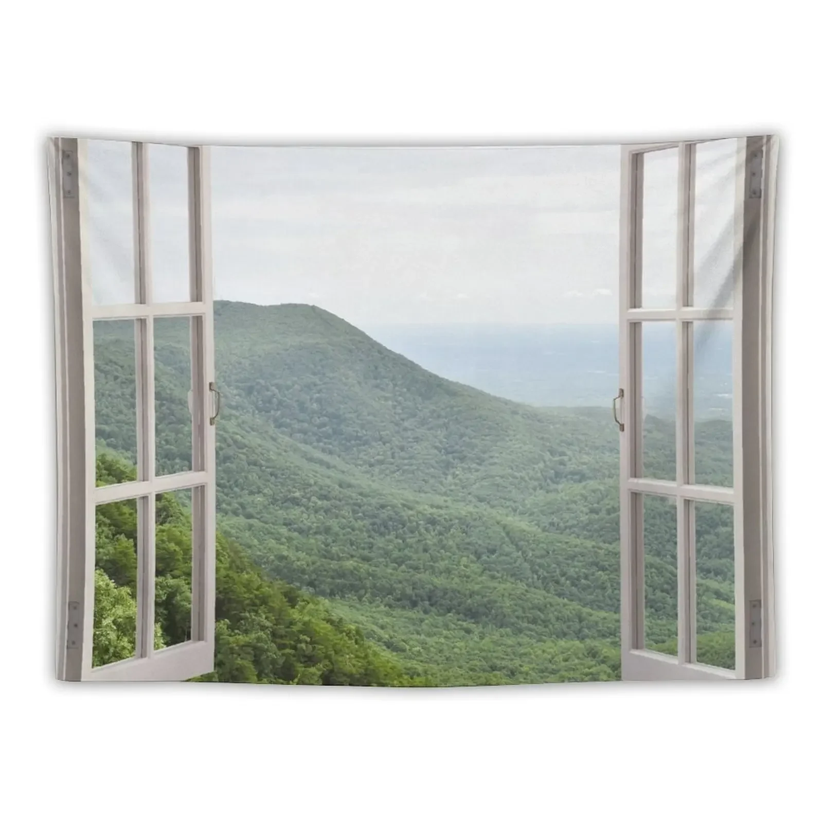 

Appalachian Mountains Window Tapestry Room Decorations Decor For Room Tapestry