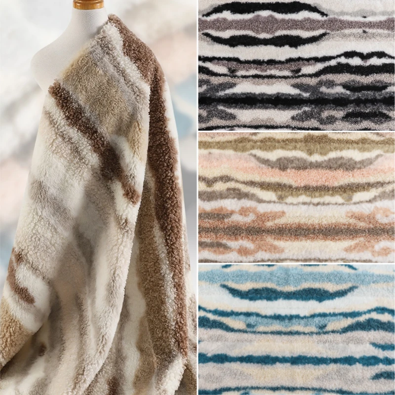 Sewing Tie Dye - Winter Thicken Warm Tie-dye Faux Rabbit