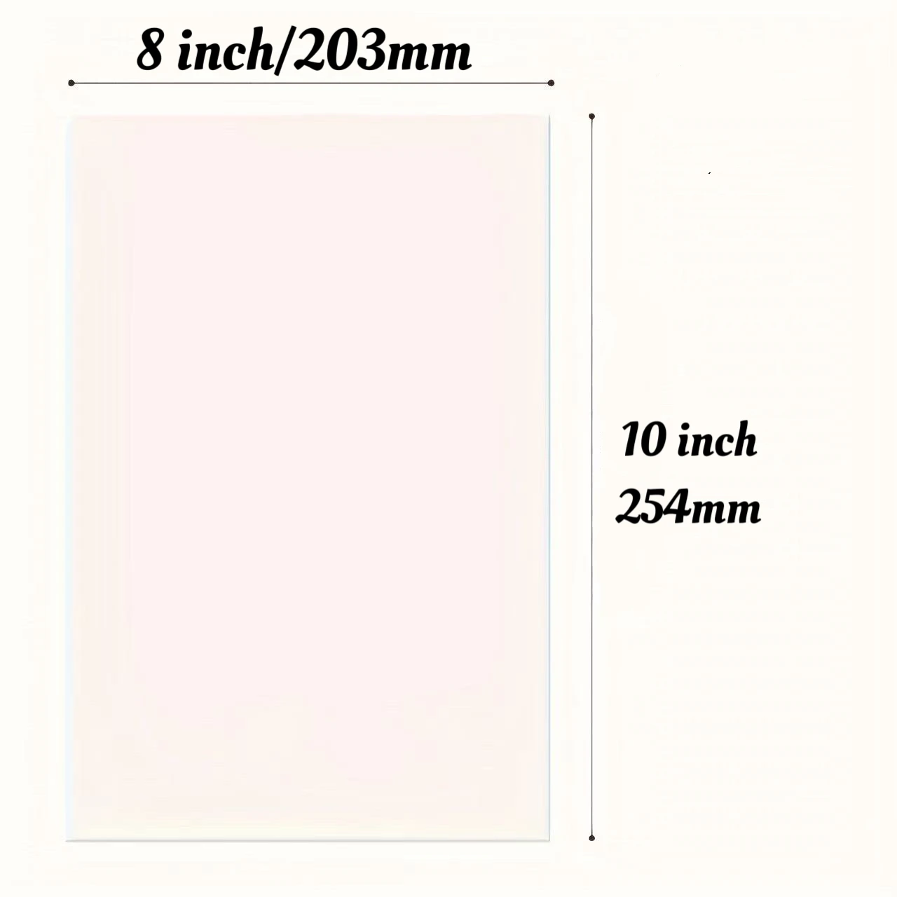 8×10 Inch 20 Sheets Glossy Photo Paper Printer Paper for Inkjet Printing 230gsm