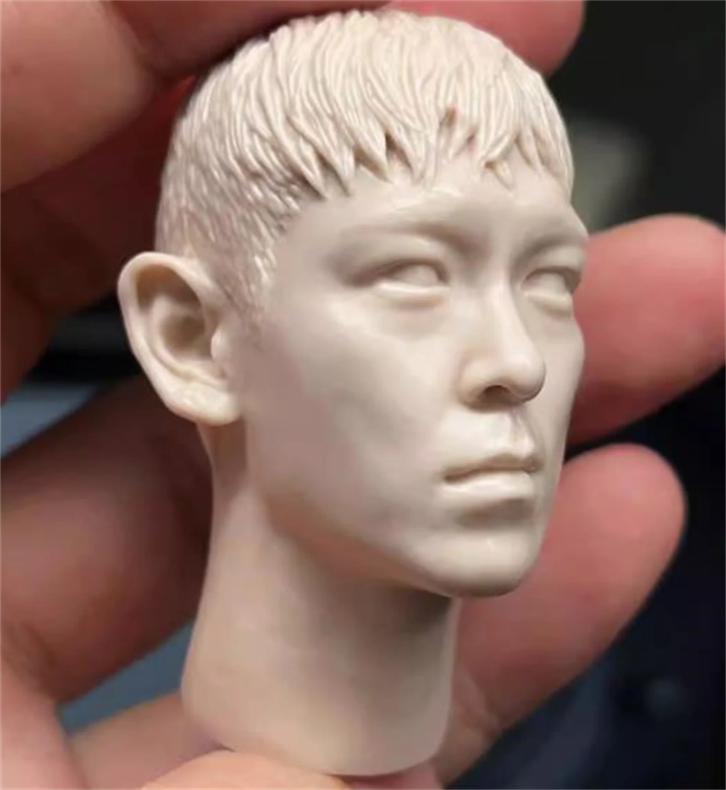 หัวตุ๊กตาชายขนาด 1/6 แบบแกะสลัก  ประเทศเกาหลีใต้  เอเชีย  แบบสั่งทำพิเศษ สำหรับฟิกเกอร์แอคชั่นขนาด 12 นิ้ว