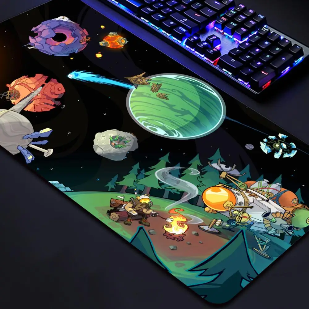 

Pc Gaming Mouse Pad Gamer Outer Wilds Mausepad Non-slip Mat Deskmat Computer Tables Office Accessories Mousepad Keyboard Mats