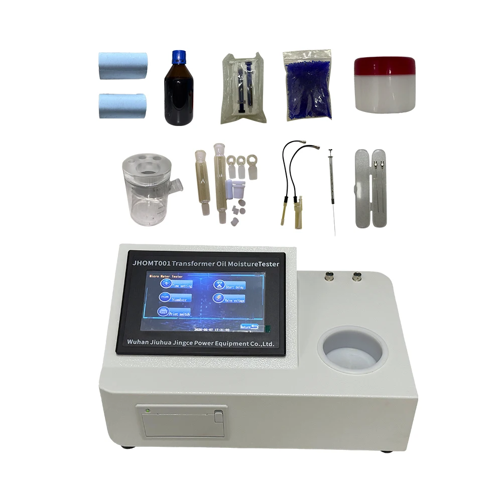 Newly Oil Moisture Content Tester Transformer Oil Moisture Meter Automatic Titrator Water Content Tester Oil Content Analyzer