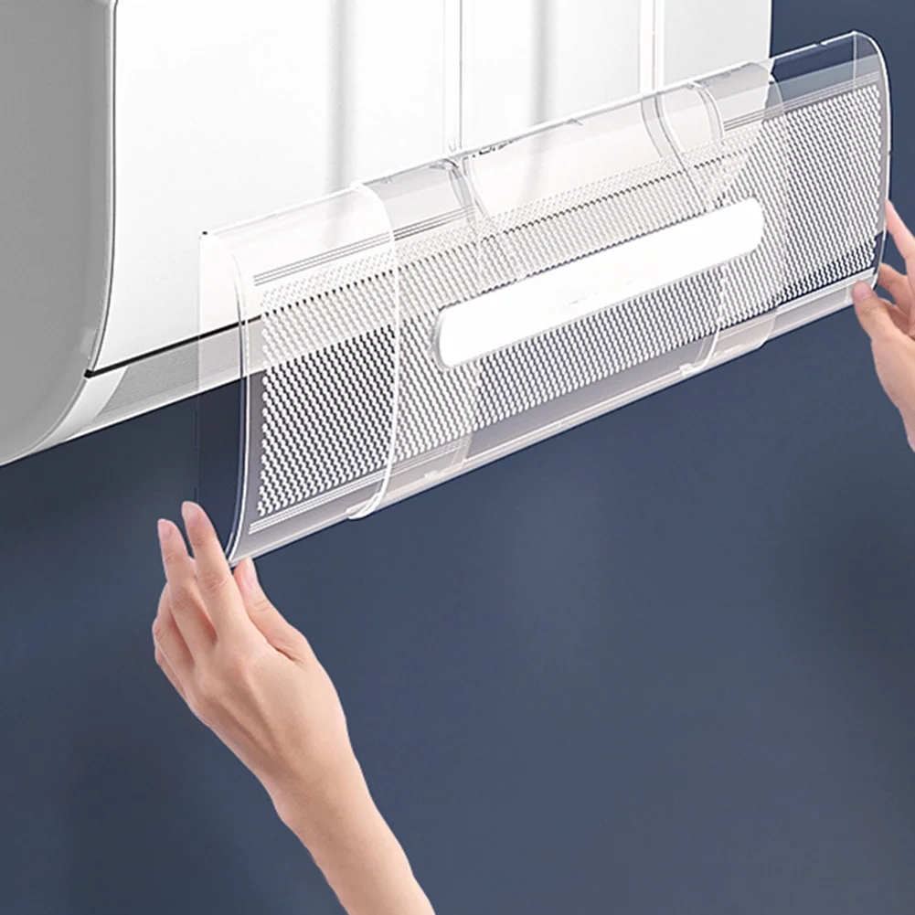 Air Conditioning Windshield 60-100cm Plastic Air Deflector 360° Rotation Wind Guide Cover Outlet Baffle Windshield Dust Cover
