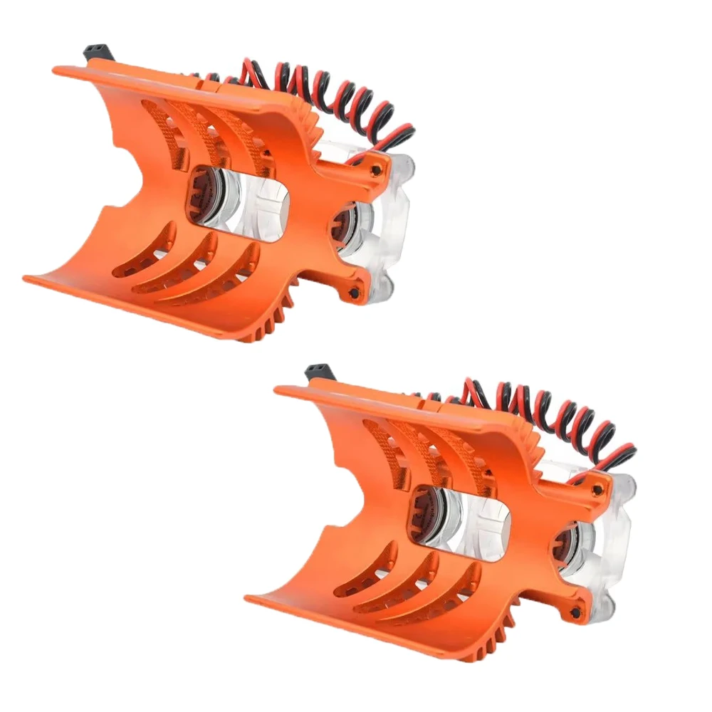 ZD Racing Heatsink 40-42mm With High Speed Dual Cooling Fan For Hobbywing 4268 4274 4092 1515 1512 1518 Motor 1/8 1/10 Buggy