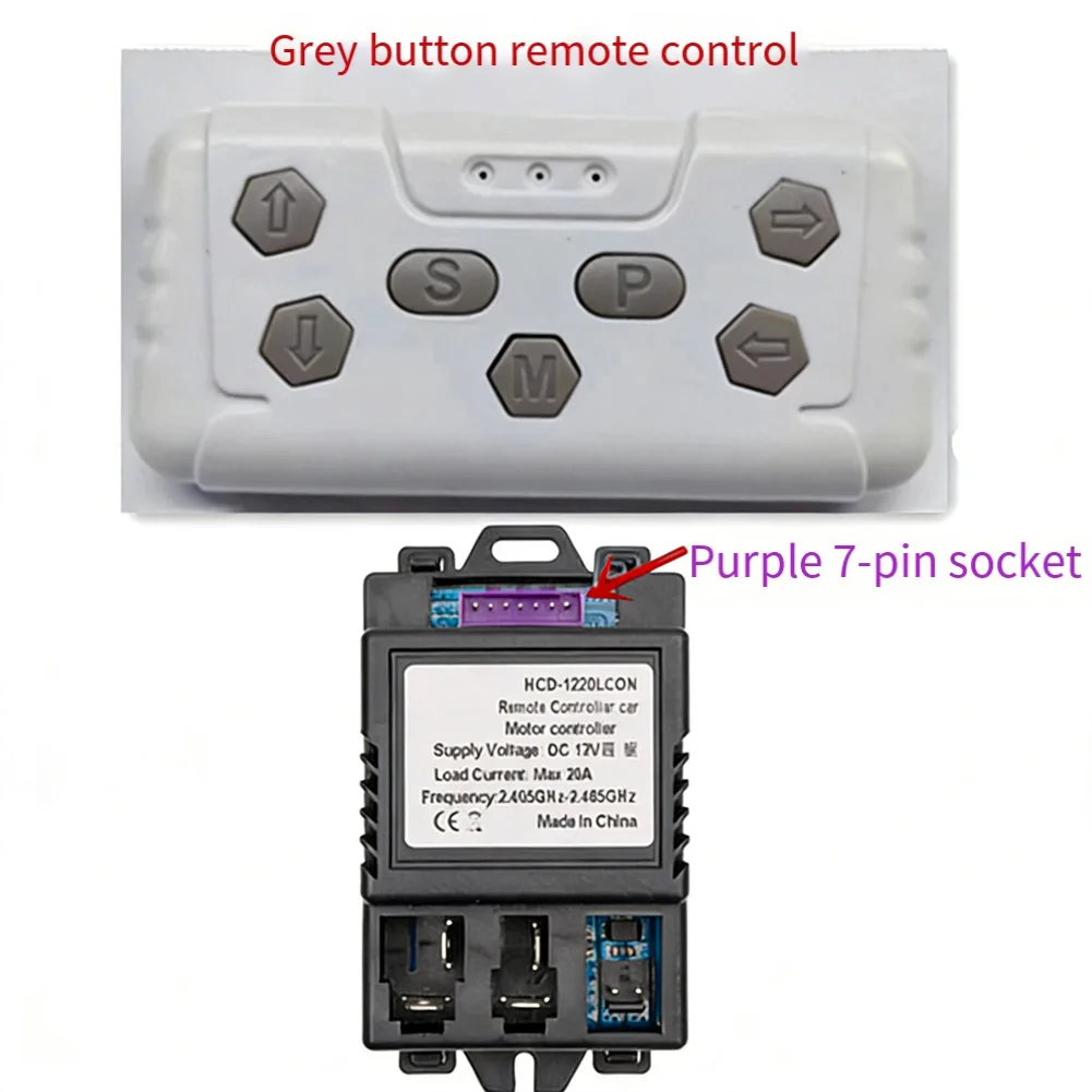 

HCD-1220LCON Electric Vehicle Remote Control Receiver DC12V Max 20A Electric Vehicle Remote Control Receiver Communication Parts