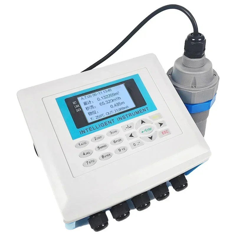 Liquid Level Sensor  Instantaneous Flux 10L/s~10m3/s  AC 220V or DC 12-24V  ±0.5%F.S