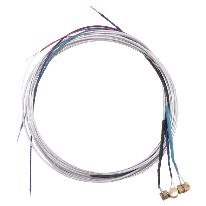 B06C-V68 1 مجموعة سلاسل الكمان 4 قطع E A D G ل 1/8 1/4 1/2 3/4 4/4 حجم مشترك وترية و 1X دليل إصبع الكمان/الأصابع