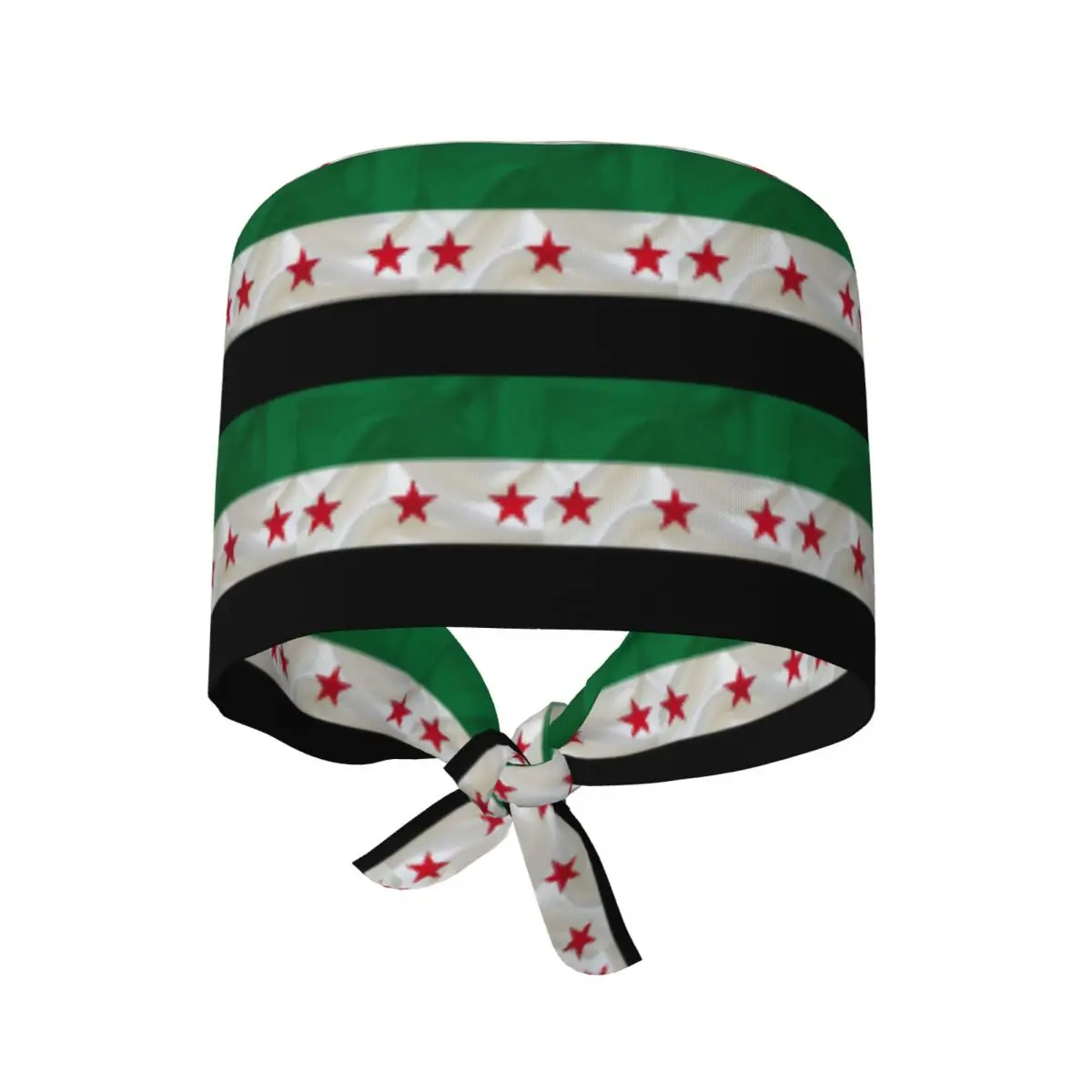 Syria Independence Flag Scrub Hat Doctor Working Surgical Cap Unisex Adjustable Nursing Caps for Dentist