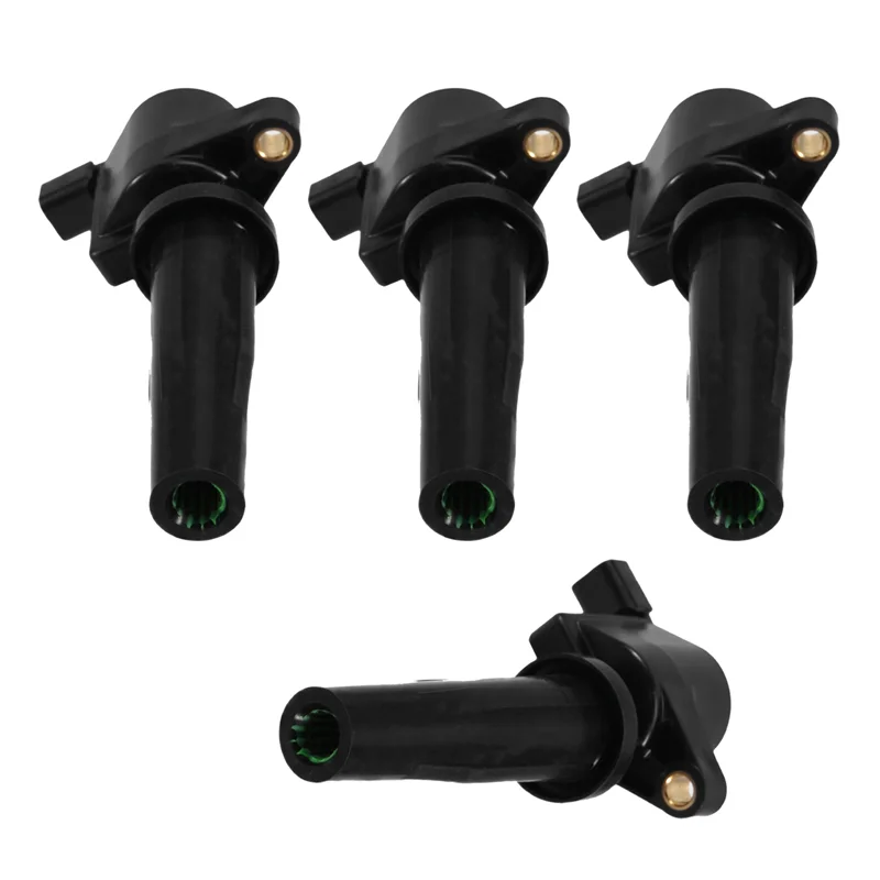 

Car 4Pc Ignition Coil Assembly For Ford Fiesta Focus 2003-2011- 4W5G-12A366-BA 4W5G12A366BA