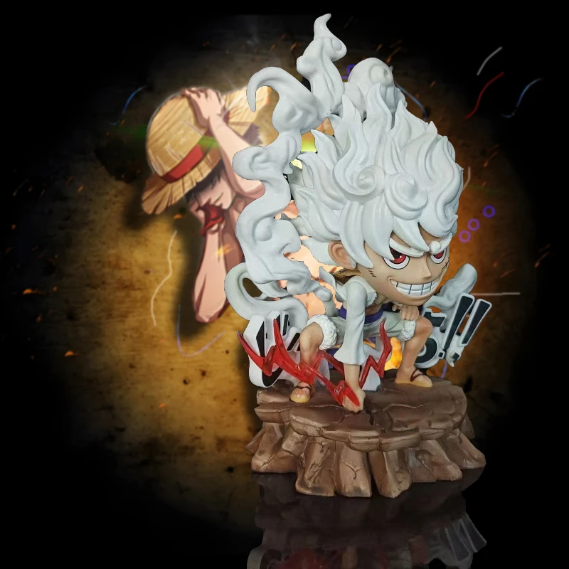 

15cm One Piece Gear Fifth 5 Sun God Nika Luffy Excellent Figure Anime Model Statue Toy Collectibles Gift