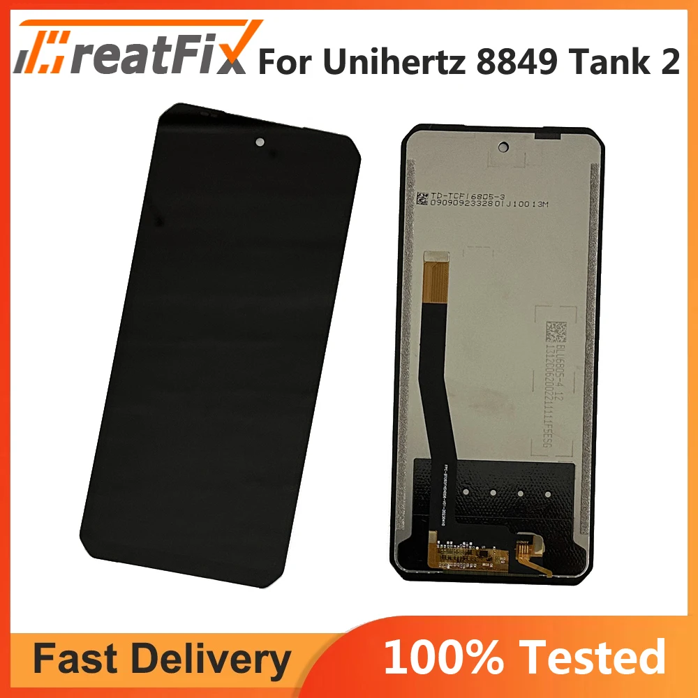 Imagem -03 - Lcd Display Touch Screen Digitador Montagem Unihertz Tank2 Tank3 Pro 8849 100 Testado Tanque Tanque Tanque 3