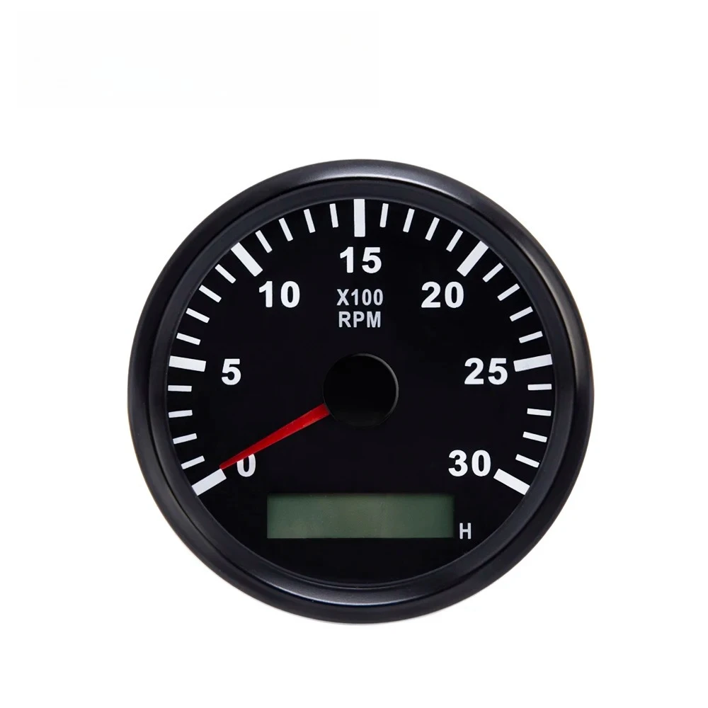 DC12V/24V Compatible VD RPM Speed Meter Engine Digital Tachometer Gauge LCD Display Mechanical Generator Parts