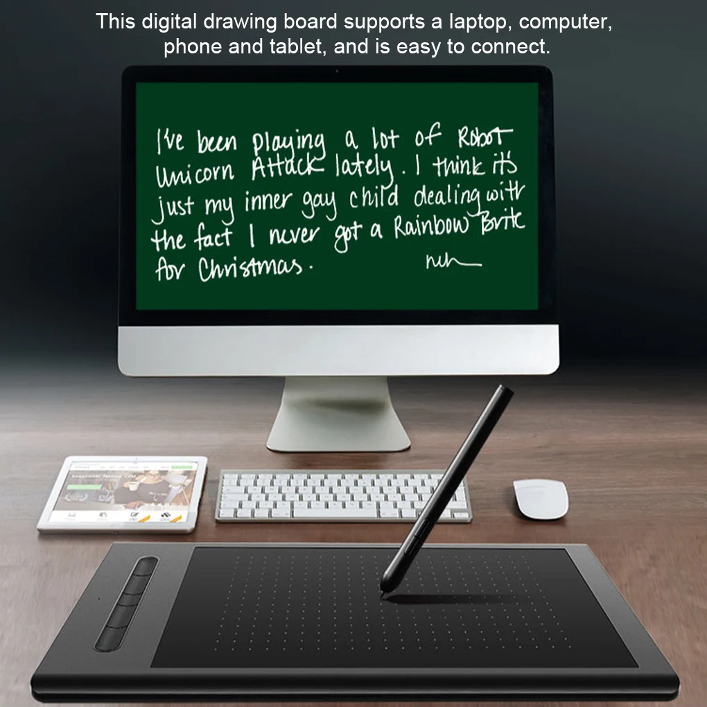 Vson Adults Drawing Boards 8192 Level Pressure Artist Electric Computer Laptop Graphic Tablets Desktop PC Supplies Type 2