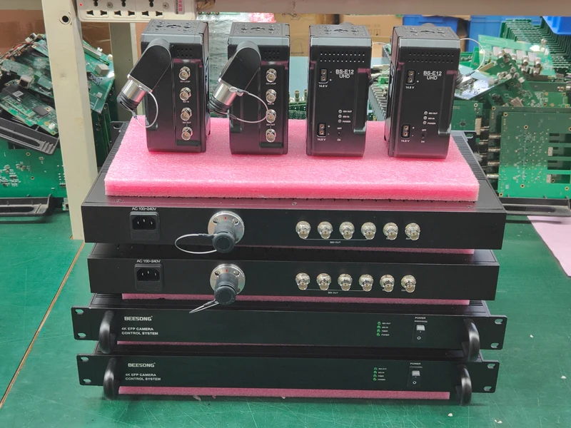 BEESONG BMD EFP Studio Blackmagic Fiber Optic Transceiver BS-4E12 Model SMPTE Connector 3-Year Warranty