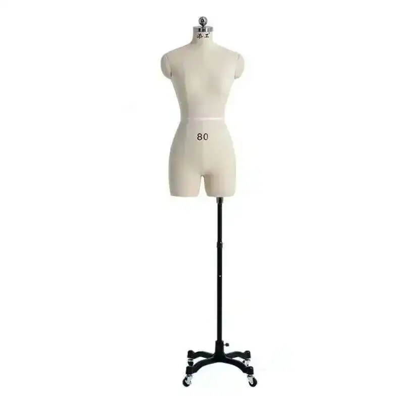 

Linen Bust with Dressmaker Body Mannequins for Dress Cover Display Mannequin Stand Legs Pinned Women's Sewing Clothing Design GM