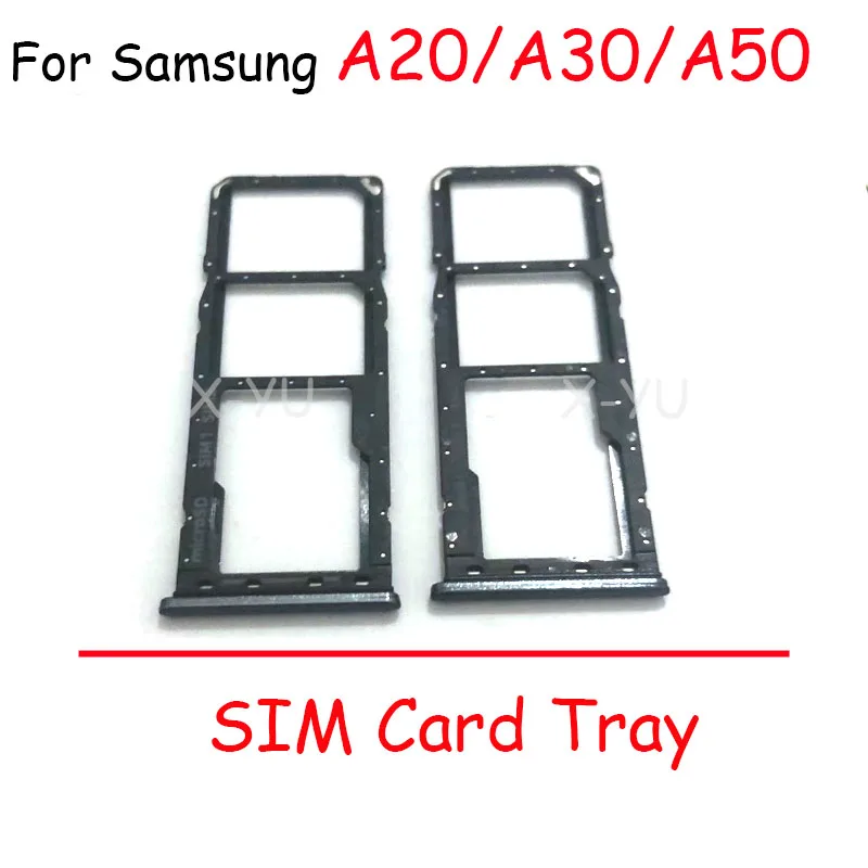 

10PCS Sim Card Tray Holder For Samsung Galaxy A20 A30 A50 A205F A305F A505F SD Card Reader Slot Adapter