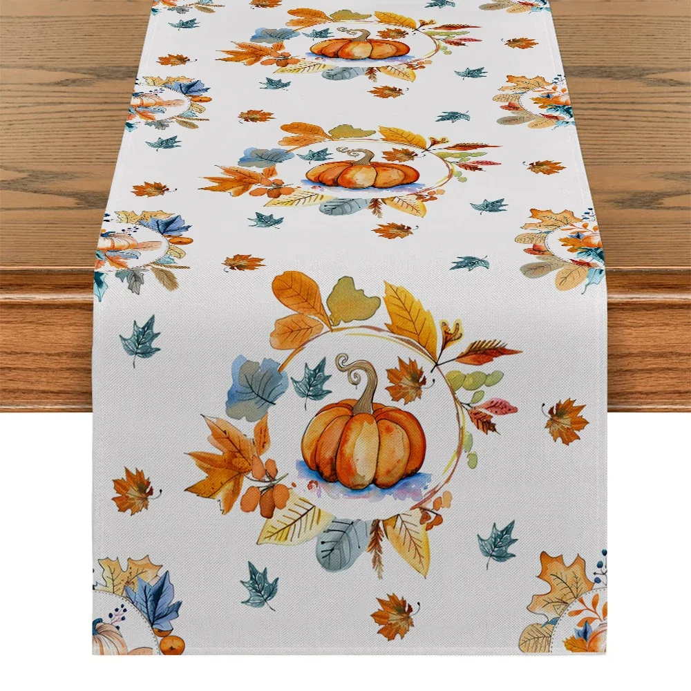 

День Благодарения акварельный кленовый лист скатерти скатерть украшения дома обеденные столы скатерть для свадебной вечеринки скатерть