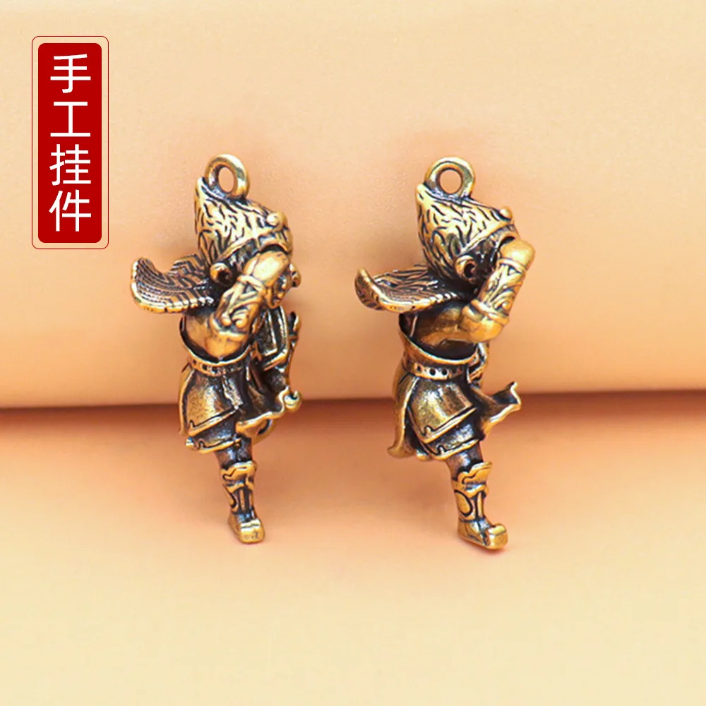 Car ornaments Monkey King car accessories Sun Wukong fights to defeat Buddha in the car personality pendant necklace keychain