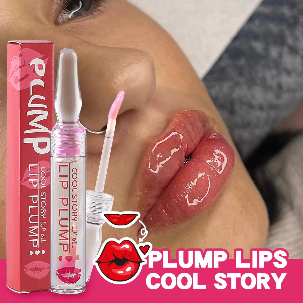 Lip Plump Serum Increase Lip Elasticity Reduce Fine Lines Instant Volumising Essential Oil Repair Nourish Sexy Beauty Lip Care