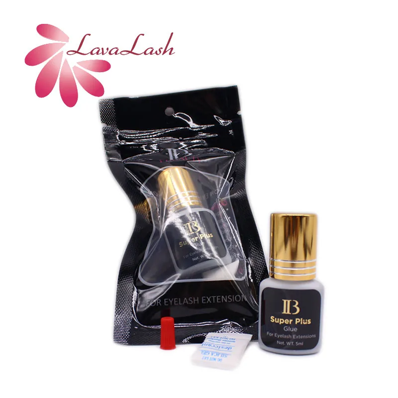 5ml Originale Corea Estensioni Delle Ciglia Colla Tappo Oro IB Super Plus Colla Per Ciglia 1-2S Asciugatura Veloce Lunga Durata All'ingrosso