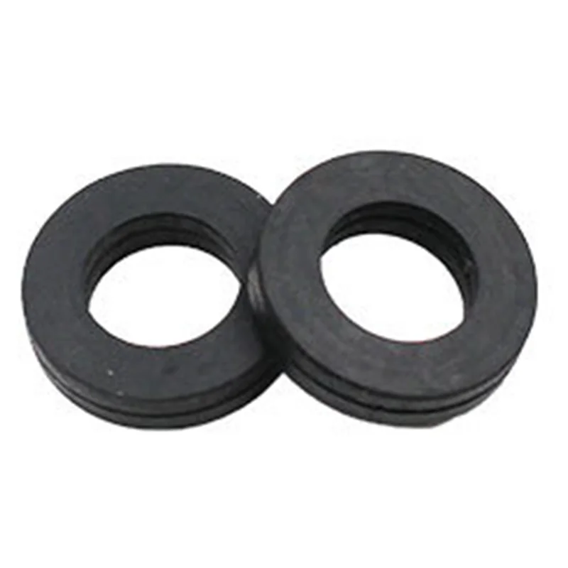 AA81-M6 Black Plastic Rubber Flat Washer Plane Spacer Insulation Gasket Ring For Screw Bolt