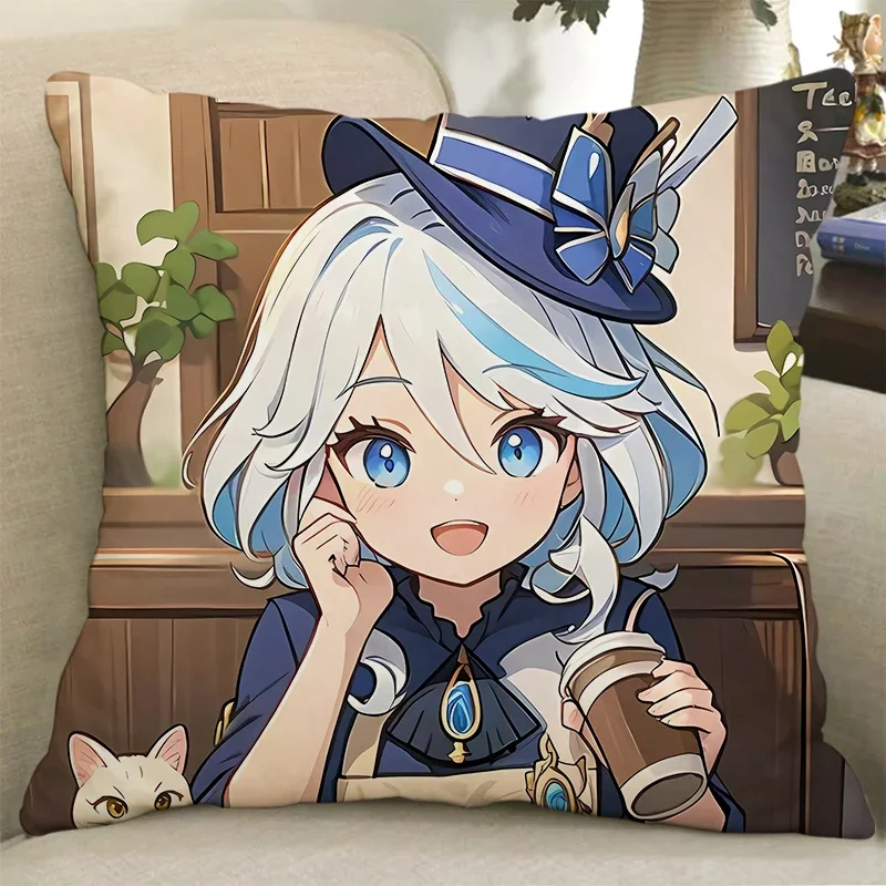 40/45cm Furina Genshin Impact Pillow Anime Figure Focalors Theme